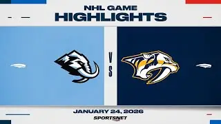 NHL Highlights | Mammoth vs. Predators - January 24, 2026