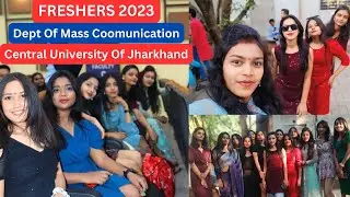 hamara freshers party | mass communication | central university of jharkhand | Diksha Mahto | Vlog