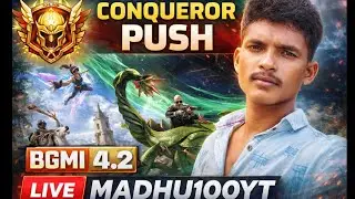 BGMI LIVE | Madhu100yt | Serious Gameplay 🔥 | Rank Push
