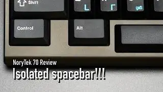 NoryTek70: Isolated Spacebar, LCD Badge, and Real Trade-Offs