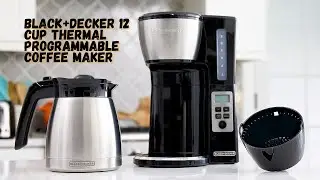Black Decker 12 Cup Thermal Programmable Coffee Maker | Best Coffee Maker | Coffeemaker