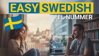 Fel nummer - Short Story in Easy Swedish | Learn Swedish A2-B1