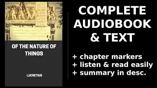 Of the Nature of Things 💖 By Lucretius. FULL Audiobook