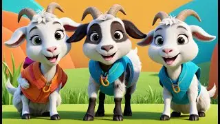 Goat Family Song &ndash; Who Eats Grass First | Fun Goat Nursery Rhyme for Kids | Farm Adventure Song