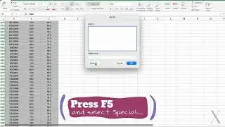 BiteSizedExcel QT (Quick Tip) - Highlight Blanks