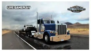 ATS - GAME PLAY EXPLORANDO 100% DO MAPA - DIA 1&deg;. #americantrucksimulator
