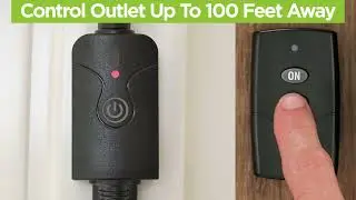 Outdoor Wireless Remote Control 3-Prong Outlet Weatherproof Heavy Duty Compact BN-LINK