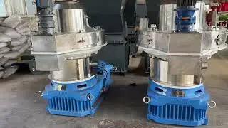 600 type 132kw ring die wood pellet machine