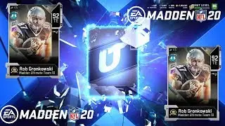 FULL LEGEND PULL!!! NEW MUT 10 ROB GRONKOWSKI!!! Madden NFL 20 Pack Opening!!!