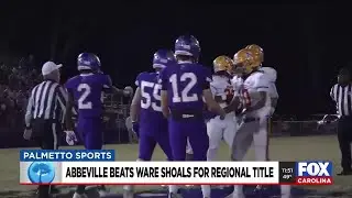 WATCH: Abbeville football beats Ware Shoals for regional title in Game of the Week