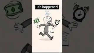 Life Be Like This 💀 | Funny Cartoon Short #funnyshorts #viralshort