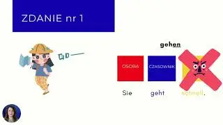 Zbuduj proste zdanie w języku niemieckim: OSOBA (podmiot) + CZASOWNIK (orzeczenie) + RESZTA ZDANIA