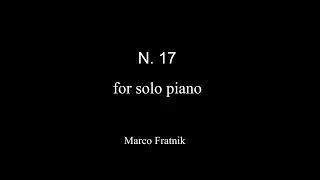 N17, for piano solo