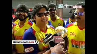 CCL Team at Chennai Airport abbas vishaal sarath kumar vikranth vishnu shantanoo