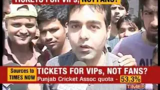 Indo-Pak clash tickets 'hoarded' at Mohali?