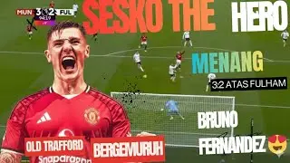 King MU kalahkan Fulham 3:2 dikandang, namun masih ada pertanyaan, beruntung atau konsisten? 