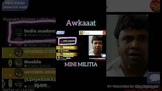 #minimilitia awkaat dikha di👿🔥 | Pls don't disrespect any country in game🙏 | #viral | #shorts |