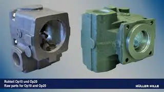 H&uuml;ller Hille NBH 630 Bearbeitung Pumpengeh&auml;use