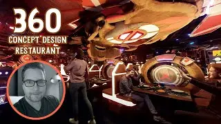 Theme Restaurant Design - The Hangar Panorama 360 By David Theming Works