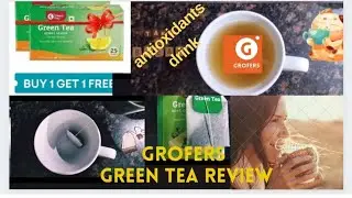 Grofers Green Tea Review || Buy 1 Get 1 free Green Tea Grofers || #flyingskies1 #Grofers