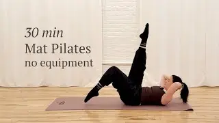 30 MIN Intermediate Full Body Pilates | No Equipment Mat Workout