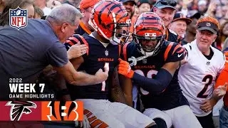 Atlanta Falcons vs. Cincinnati Bengals | 2022 Week 7 Game Highlights