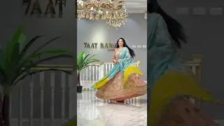 WATCH FULL👀 AMAZING BEAUTIFUL SHORT TOP AND LEHENGA IN BEAUTIFUL COLOR BY 7AATRANG🫠❤️ #fyp #viral