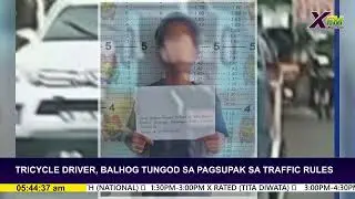 TRICYCLE DRIVER, BALHOG TUNGOD SA PAGSUPAK SA TRAFFIC RULES
