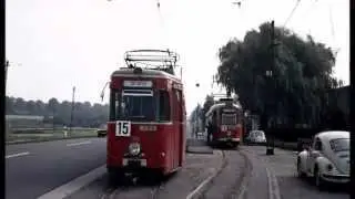 Mein Film Tramfilm: die letzte  Tram der Line 15 kurtz vor ihrer still legung 1974