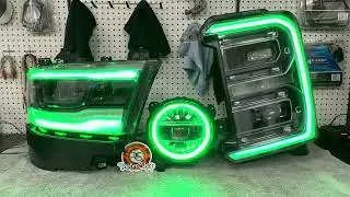 Ram, Jeep and Super Duty Lights - Custom DRLs / Paint