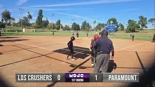 Such a close play at third base!