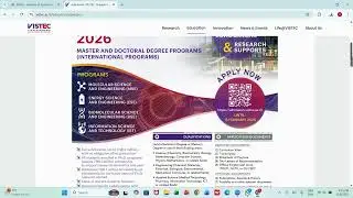 Add VISTEC to your 2026 application GOALS!!!!!! Fully funded opportunity in Thailand
