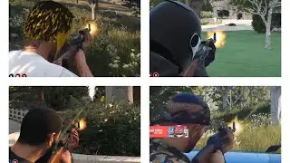 Chang Gang & Gulag Gang vs Vagos Shootout for Weed Farm (All POVs) | GTA RP NoPixel 3.0