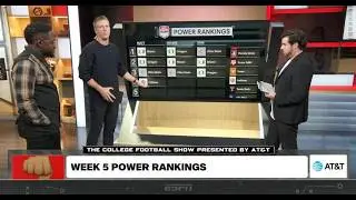 The TOP 5 College Football Teams POWER RANKINGS 🏈 | The CFB Show