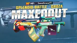 🔥NEW SPLENDID BATTLE GROZA MAXING OUT | NEW GROZA OPENING | NEW PREMIUM CRATE OPENING IN BGMI