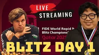LIVE MAGNUS CARLSEN FIDE WORLD BLITZ 2025