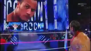 the rock vs rusev