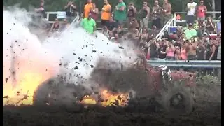Mega Truck Jumping and Bogging mix - Michigan Mud jam and Rednecks With Paychecks 2016