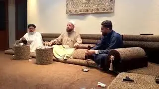 الشيخ ناصر الجنيد.في منزل السيد فراس الراوي الرفاعي في الحسكة