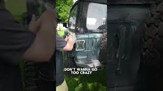 Why you should wash your Jeep Wrangler after getting it dirty #jeep #jeepwrangler
