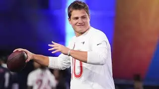 Drake Maye Competes In 2025 Pro Bowl Precision Passing Contest | New England Patriots