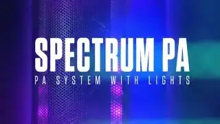 Alto Professional's Spectrum PA - Portable PA System with Dual LED Lighting