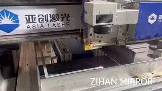 ZIHAN MIRROR laser print processing for led mirrors