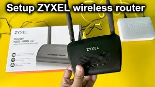 How to setup zyxel wifi router