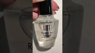 trying out the UNT peel off base coat
