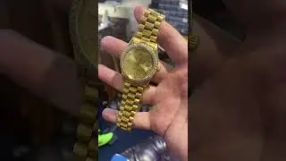This watch could use some sprucing up #watch #rolex # #luxurywatch #rolexpresident #watchmaking