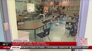 Mt. Diablo students return to school