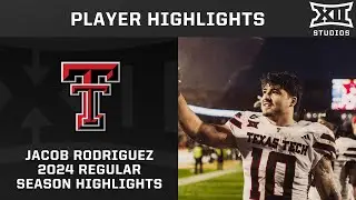 Jacob Rodriguez 2024 Regular Season Highlights | 2024 Big 12 Football