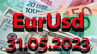 Курс евро доллар Eur Usd. Прогноз форекс 31.05.2023 евро доллар. Forex. Трейдинг с нуля.
