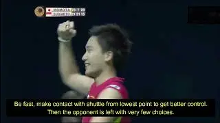 Kento Momota Net Spins Master Trick Shot #3